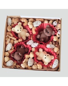 Шоколадные мишки набор с орешками 238 г Shokotrendy