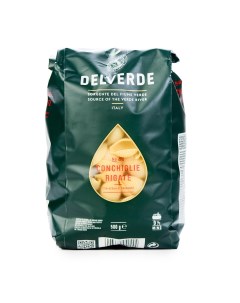Макаронные изделия Ракушки рифленые Del Verde 500 г Италия Delverde