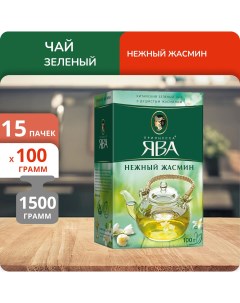Чай Зеленый Нежный жасмин 100 г 15 шт Принцесса ява