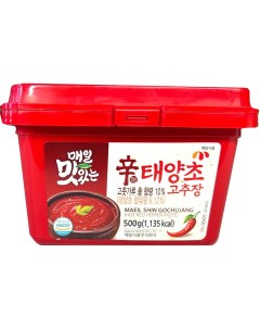 Паста соевая перцовая Shin Gochujang Red Hot Paste Кочуджянг 500 г Maeil
