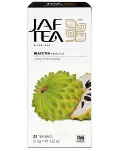 Чай чёрный Exotic fruit с ароматом соусап 25 пакетиков Jaf tea