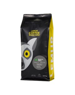 Кофе в зернах Бразилия Mogiana Эспрессо свежая обжарка 1000 г Lemur coffee roasters