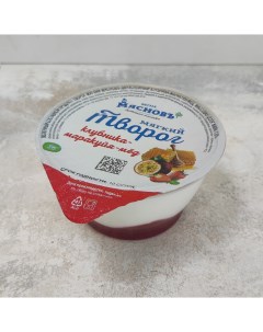 Творог мягкий ФЕРМА двухслойный клубника маракуйя мед 7 150 г Мясновъ