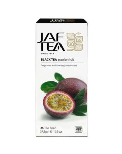 Чай чёрный Passion fruit с ароматом маракуйи 25 пакетиков Jaf tea