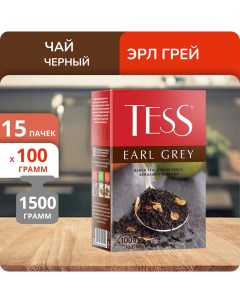 Чай Earl Grey 100 г 15 шт Tess