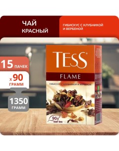 Чай байховый травяной Flame Herbal 90 г 15 шт Tess