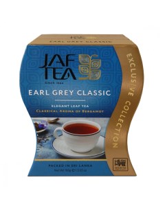 Чай Earl Grey Classic черный листовой с бергамотом 100 г Jaf tea