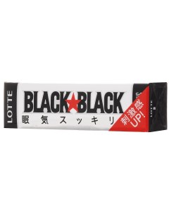 Жевательная резинка black black Lotte