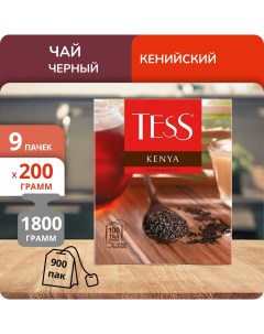 Чай Kenya 2 г х 100 пакетиков 9 шт Tess