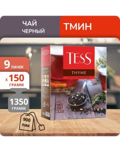 Чай Thyme 1 5 г х 100 пакетиков 9 шт Tess