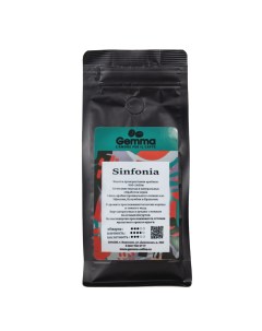 Кофе в зернах Gemma Sinfonia 100 арабика 250гр Gemma coffee