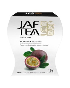 Чай черный с маракуйей листовой 100 г Jaf tea