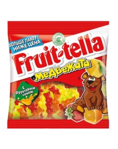 Мармелад Fruittella Медвежата жевательный ассорти вкусов 150 г Fruit-tella