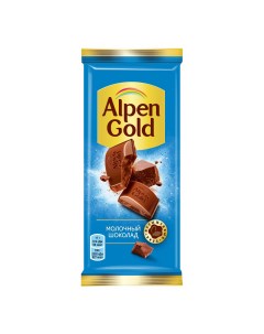 Шоколад молочный 85 г Alpen gold