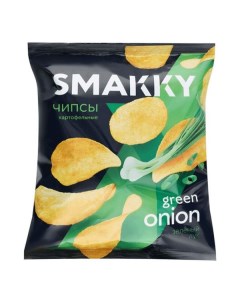 Чипсы картофельные со вкусом зеленого лука 70 г Smakky