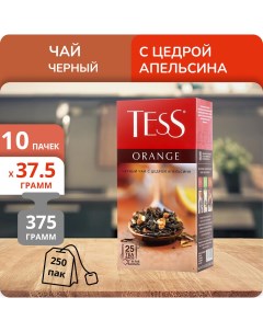 Чай черный Orange 1 5г х 25 10 шт Tess