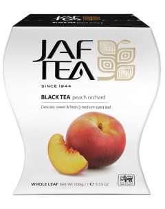 Чай чёрный Peach Orchard листовой с ароматом персика 100 г Jaf tea