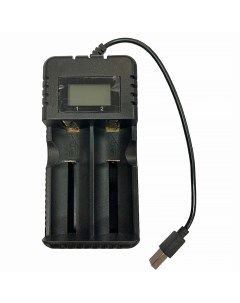 Зарядное устройство LP8090 для аккумулятора на 2 слота с LCD дисплеем от USB 5V Bmgrup