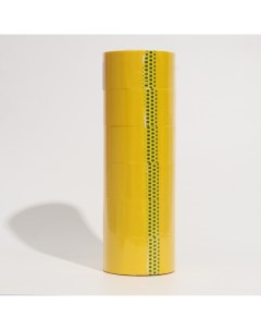 Упаковочная лента Klebebander 50мм 57м желтая 6 шт Nobrand