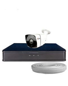 Комплект видеонаблюдения IP 8Мп KIT C801IP POE 1 камера Ps-link