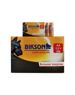 Батарейки щелочные алколиновые 1 5V АА showbox BN0533 16шт пальчиковые Bikson