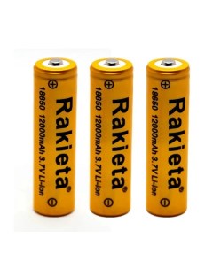 Батарейки аккумуляторные 18650 3 штука Rakeita