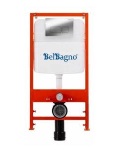 Инсталляция для подвесного унитаза BB026 BB041CR с клавишей Belbagno