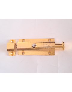 Шпингалет автомат дверной 65 мм золото Plp