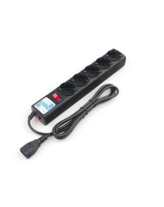 SPG5 В1 PowerCube Фильтр удлинитель для ИБП 0 5м 5р черн граф 10А Электрическая мануфактура
