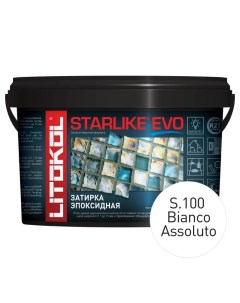 Затирка STARLIKE EVO S 100 Bianco Assoluto 1 кг Litokol