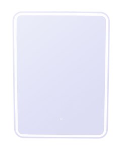 Зеркало шкаф Каре 65 80 с подсветкой сенсор на зеркале Белый Style line