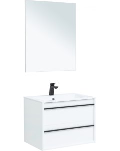 Мебель для ванной Lino 70 белый матовый Aquanet