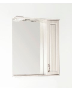 Зеркальный шкаф Олеандр 2 65 С Рельеф пастель Style line