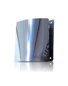 Решетка на магнитах РД 200 Нержавейка зеркальная с декоративной панелью 200х200мм Визионер