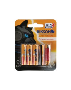 Батарейки щелочные алколиновые АА 1 5V BN0535 5шт пальчиковые Bikson