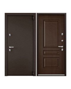 Дверь входная Torex для дома Village advanced 880х2050 правый терморазрыв коричневый Torex стальные двери