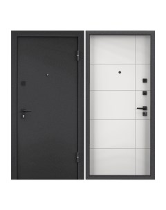 Дверь входная Torex для квартиры металлическая Terminal C 950х2050 правый серый белый Torex стальные двери