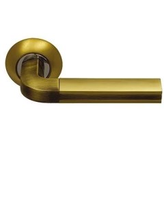 Ручка дверная SILLUR 96 S GOLD BR золото матовое антич бронза Archie