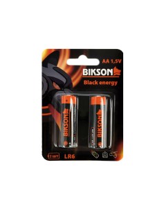 Батарейки щелочные алколиновые SUPER LR6 1 5V BN0541 2шт пальчиковые Bikson
