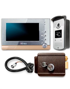 Комплект видеодомофона с электромеханическим замком и RFID модулем KIT VD07R ID MB Ps-link