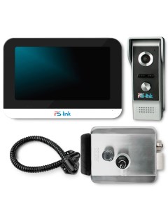 Комплект IP видеодомофона с электромеханическим замком KIT DB10 CH SD IP POE Ps-link