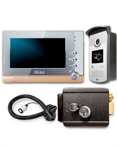 Комплект видеодомофона с электромеханическим замком и RFID модулем KIT VD07R ID MG Ps-link