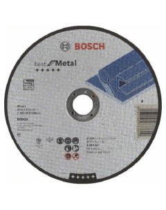 Диск отрезной абразивный Best по метл 180x2 5 прям 2608603528 Bosch