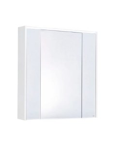 RONDA Шкаф зеркальный 800мм бетон белый матовый Roca
