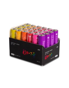 Батарейки ZI7 AA724 AAA rainbow alkaline battery Зми