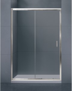 Душевая дверь в нишу UNO BF 1 140 C Cr стекло прозрачное Belbagno