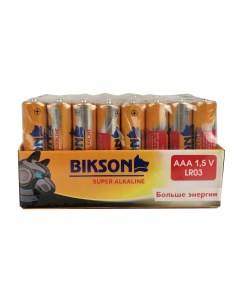 Батарейки щелочные алколиновые ААА 1 5В showbox BN0543 40шт мизинчиковые Bikson