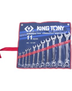 Набор комбинированных ключей 6 19 мм чехол из теторона 14 предметов King tony
