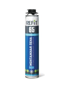 REFIT Профессиональная монтажная пена 65 зимняя R82W65 Nobrand