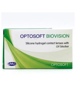 Контактные линзы Biovision Оптософт Биовижн 3 линзы 6 00 R 8 6 ежемесячные Optosoft